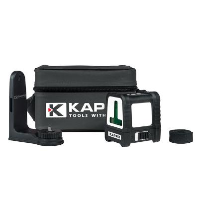 KAPRO IP65 Prolaser 870G VHX Selvnivellerende krydslinjelaser (Grøn farve)